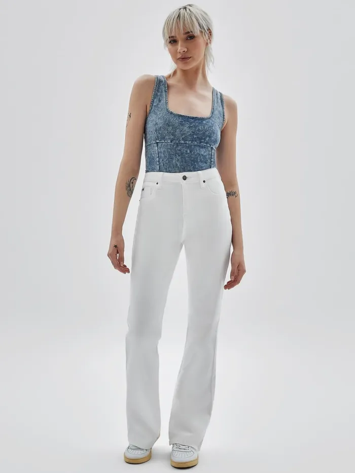 GUESS Jeans and Denim Originals Kit Bootcut Jeans White 8211 Women