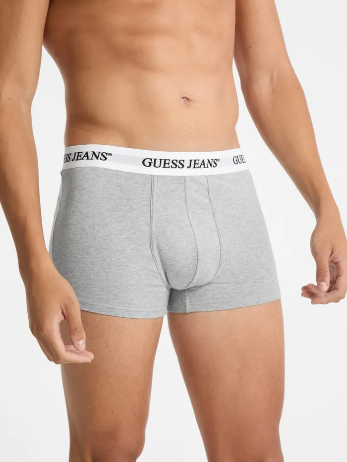 GUESS Men Eco Jeans 3Pack Trunks White 8211 Men