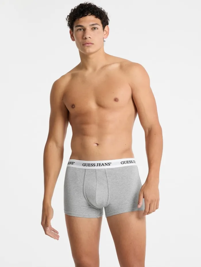 GUESS Men Eco Jeans 3Pack Trunks White 8211 Men