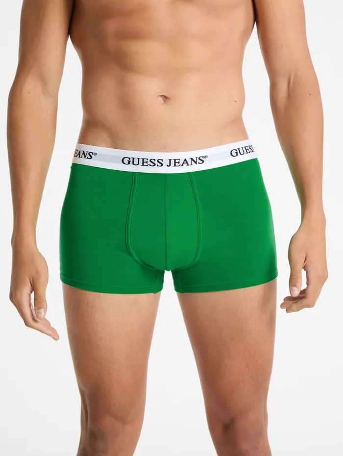 GUESS Men Eco Jeans 3Pack Trunks White 8211 Men
