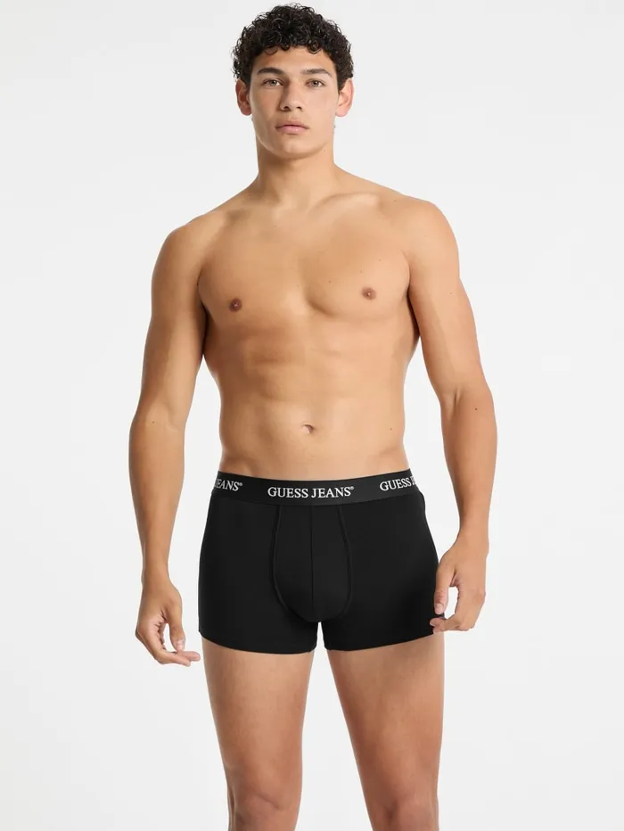 GUESS Men Eco Jeans 3Pack Trunks White 8211 Men