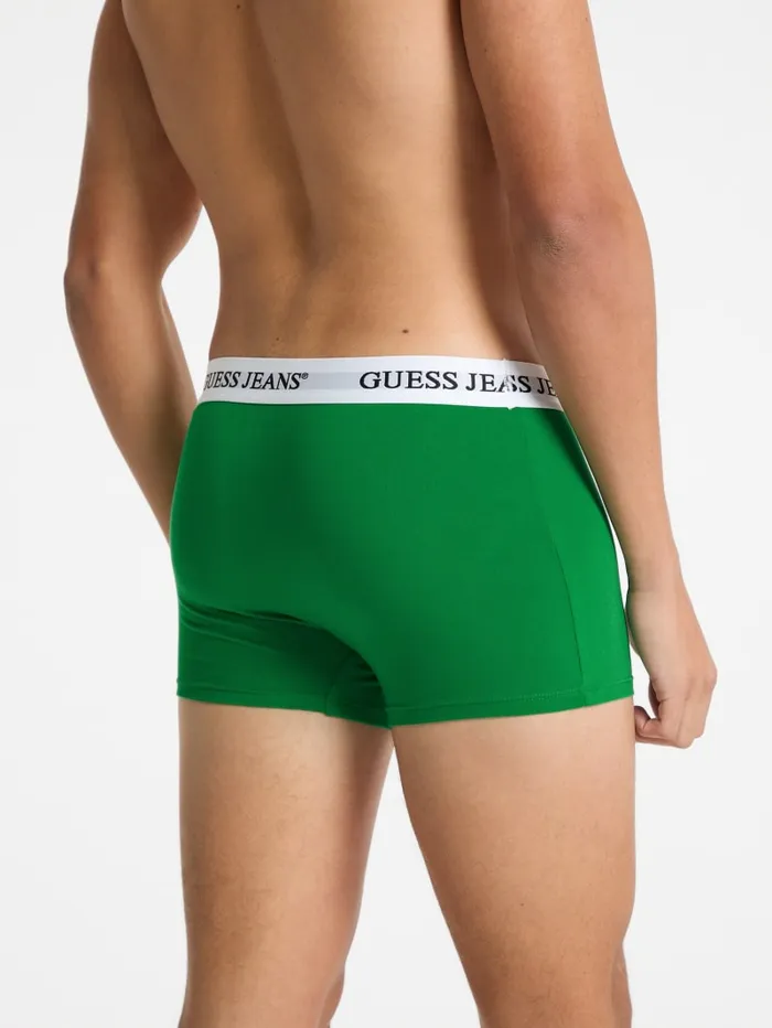 GUESS Men Eco Jeans 3Pack Trunks White 8211 Men