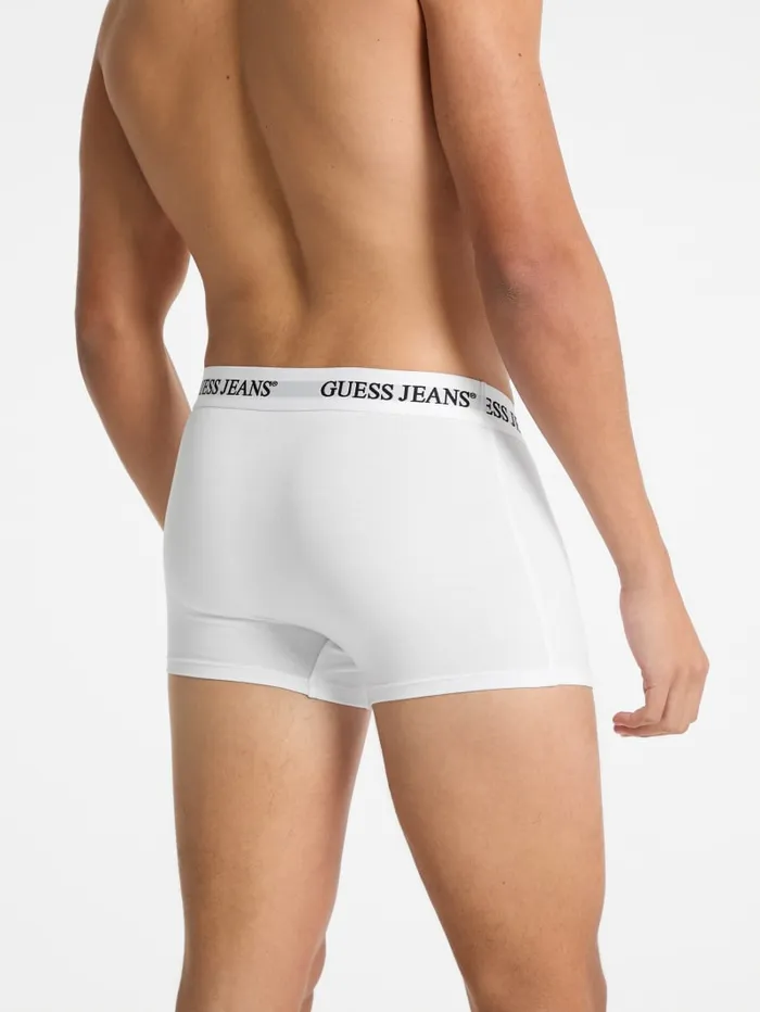 GUESS Men Eco Jeans 3Pack Trunks White 8211 Men