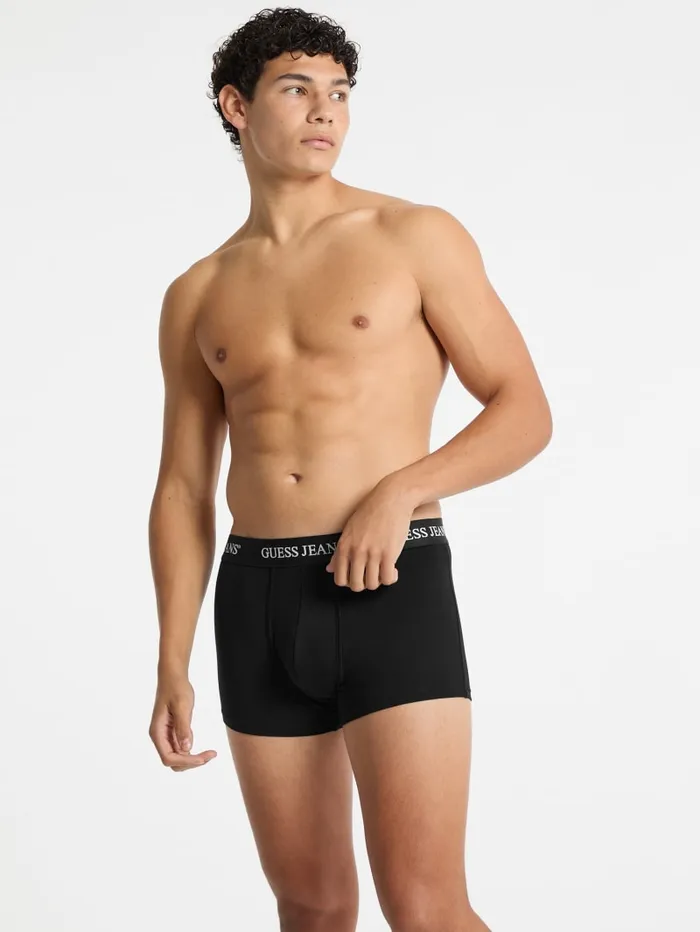 GUESS Men Eco Jeans 3Pack Trunks White 8211 Men