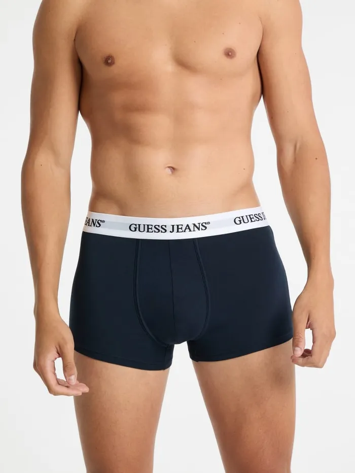 GUESS Men Eco Jeans 3Pack Trunks White 8211 Men