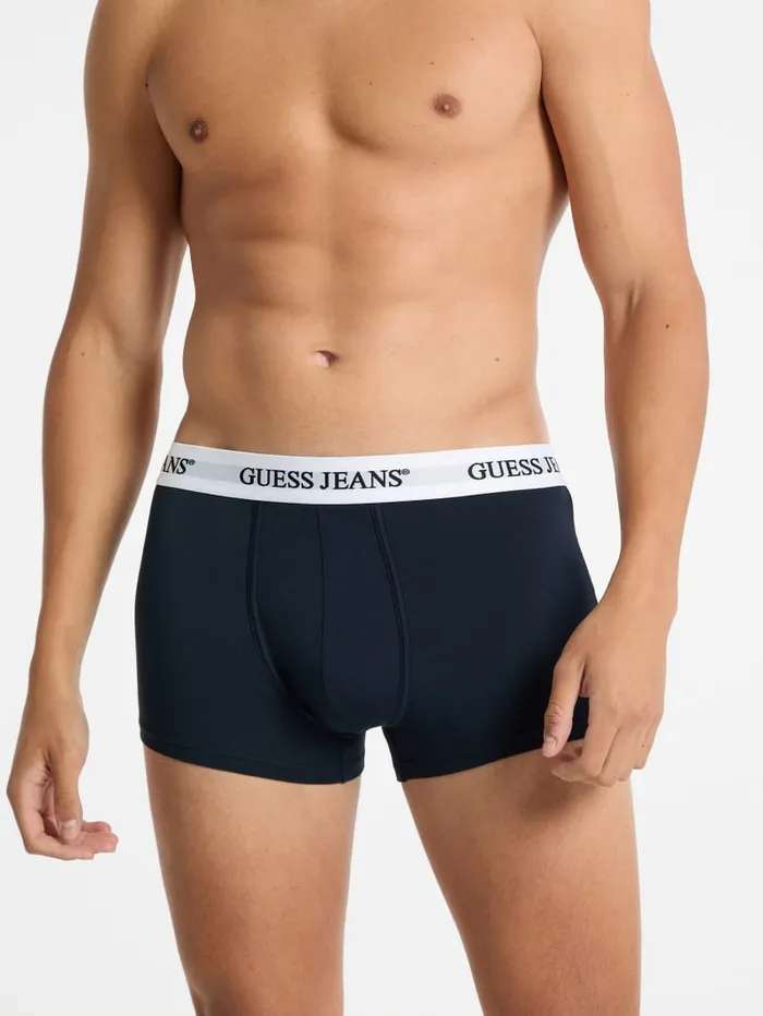 GUESS Men Eco Jeans 3Pack Trunks White 8211 Men