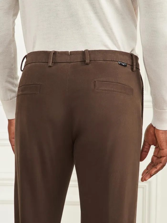 GUESS Pants and Shorts Ethan Twill RollUp Chino Pant Brown 8211 Men