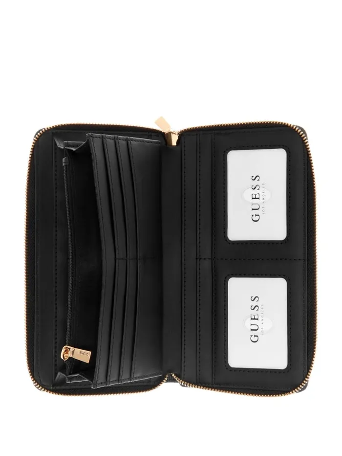 GUESS Sale Adelard Check Organizer White 8211 Women