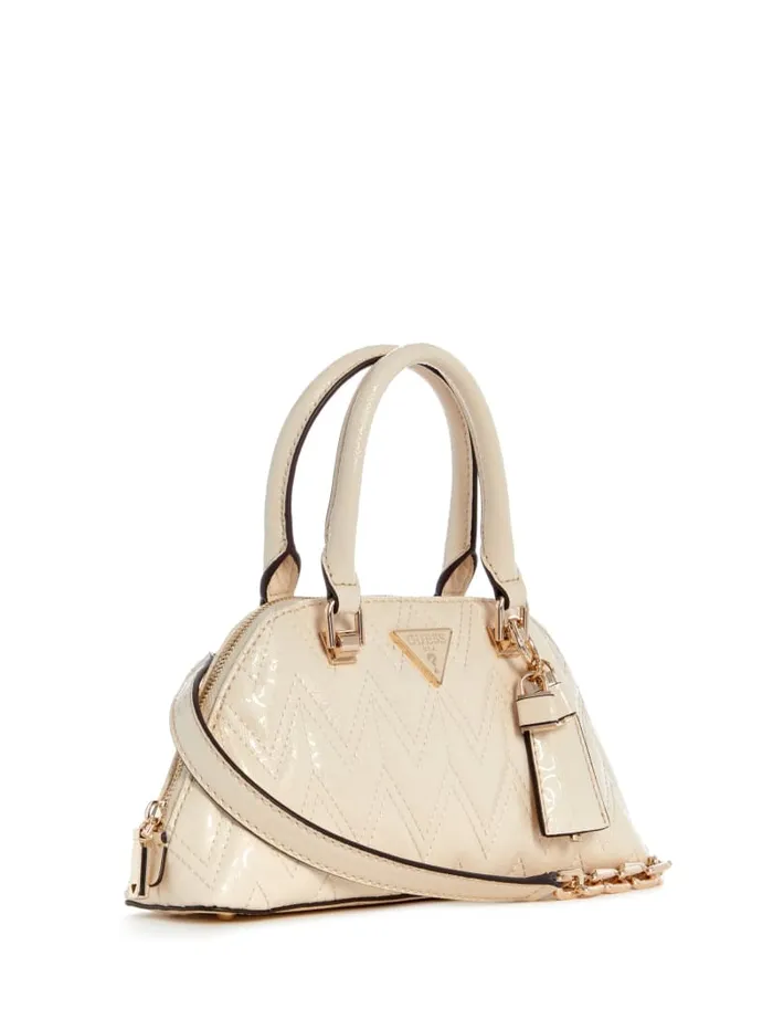 GUESS Sale Adelard Dome Satchel Black 8211 Women