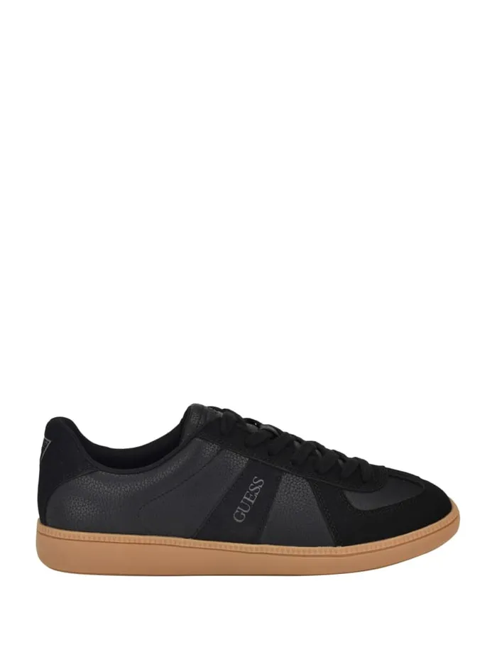 GUESS Sale Bishan FauxLeather Sneakers Gray 8211 Women