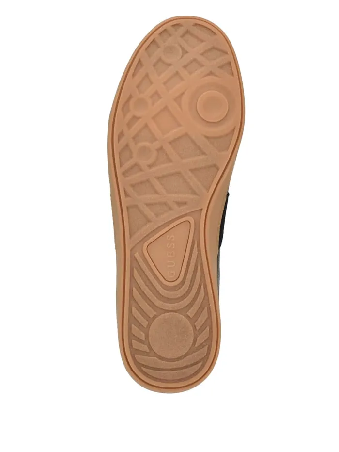 GUESS Sale Bishan FauxLeather Sneakers Gray 8211 Women