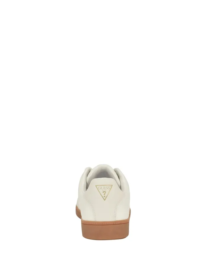 GUESS Sale Bishan FauxLeather Sneakers Gray 8211 Women