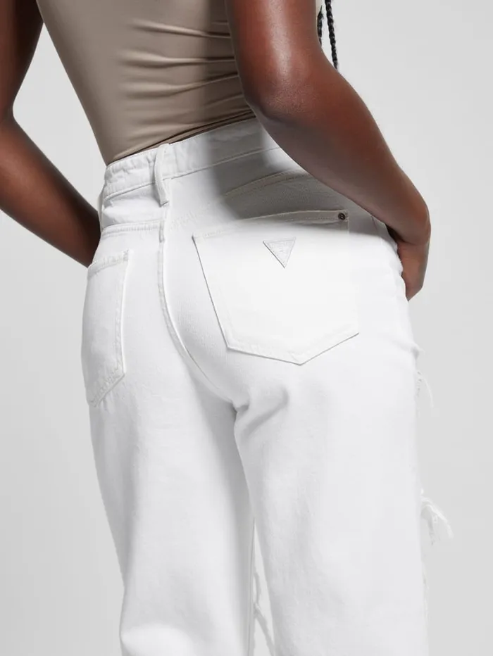 GUESS Sale Eco 03990s Destroyed Jeans White 8211 Women