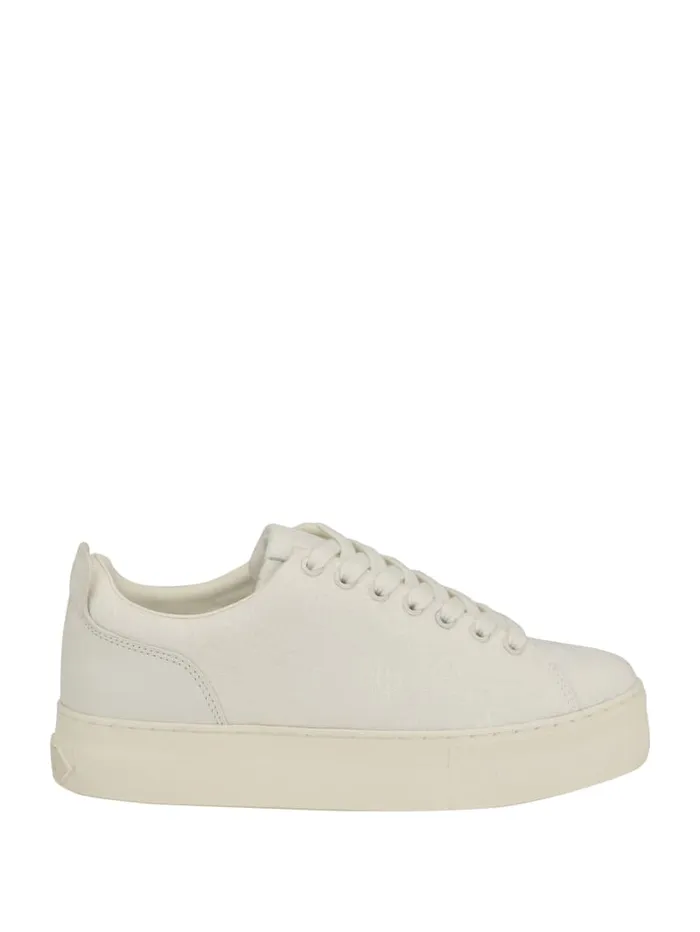GUESS Sale Giaa Logo Print LowTop Sneakers Pink 8211 Women