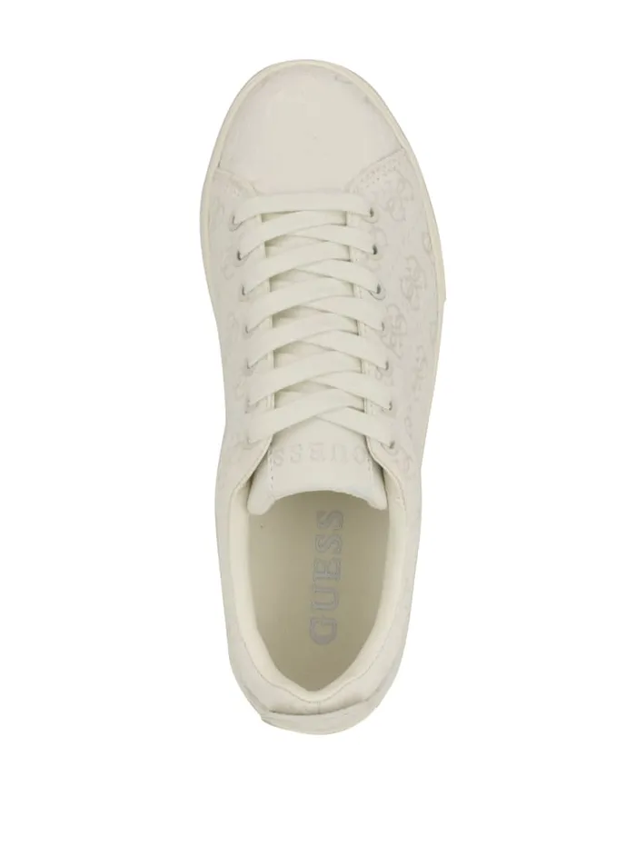 GUESS Sale Giaa Logo Print LowTop Sneakers Pink 8211 Women