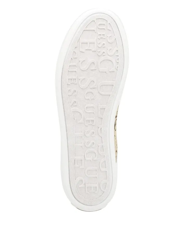 GUESS Sale Giaa Logo Print LowTop Sneakers Pink 8211 Women