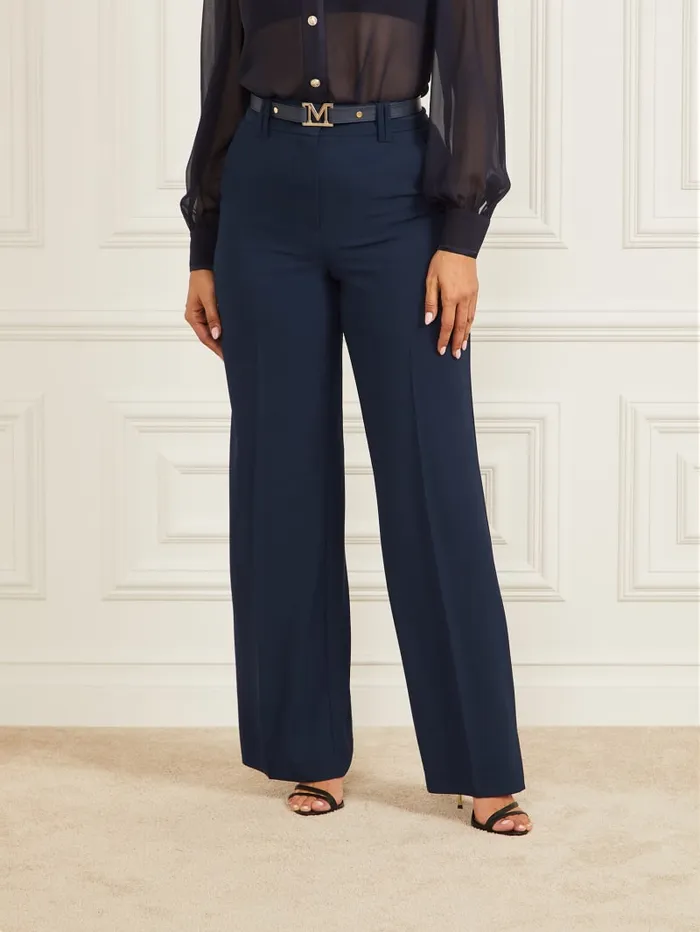 GUESS Sale Moira Pant Blue 8211 Women