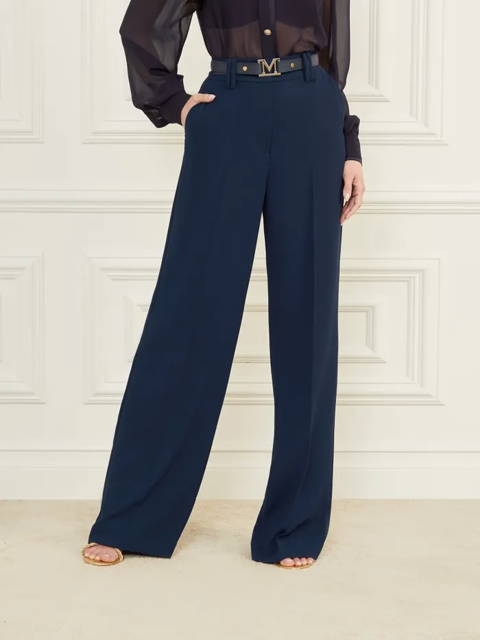 GUESS Sale Moira Pant Blue 8211 Women