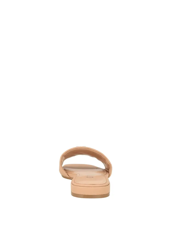 GUESS Sale Tamed Triangle Sandals White 8211 Women