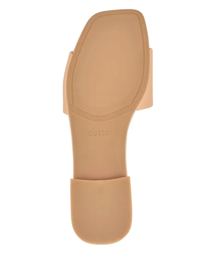 GUESS Sale Tamed Triangle Sandals White 8211 Women