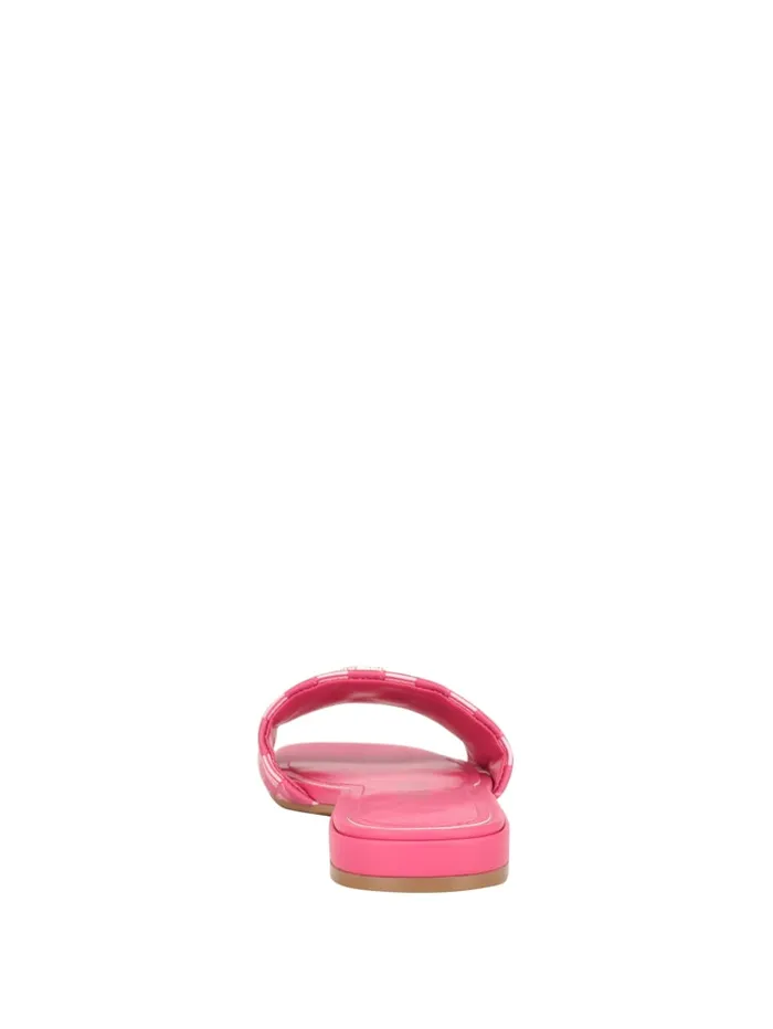 GUESS Sale Tamed Triangle Sandals White 8211 Women