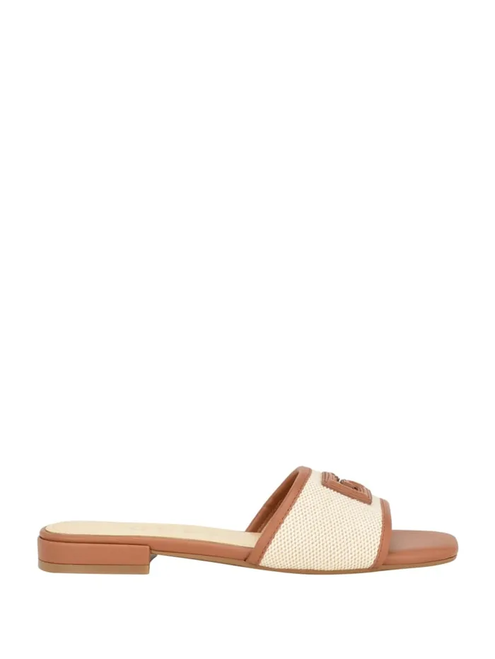 GUESS Sale Tampa Signature G Sandals Brown 8211 Women