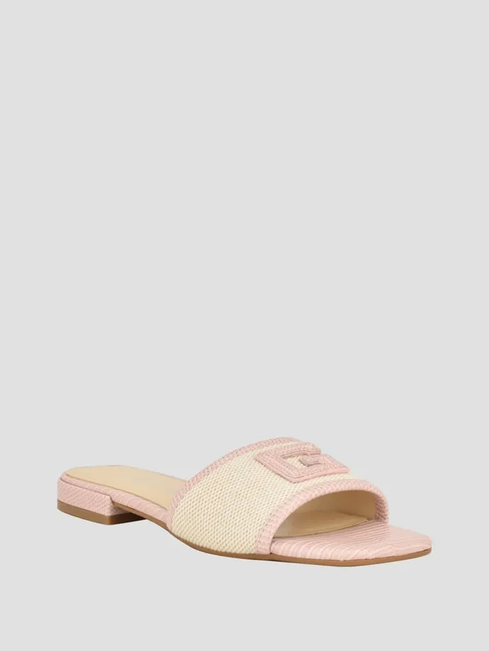 GUESS Sale Tampa Signature G Sandals Brown 8211 Women