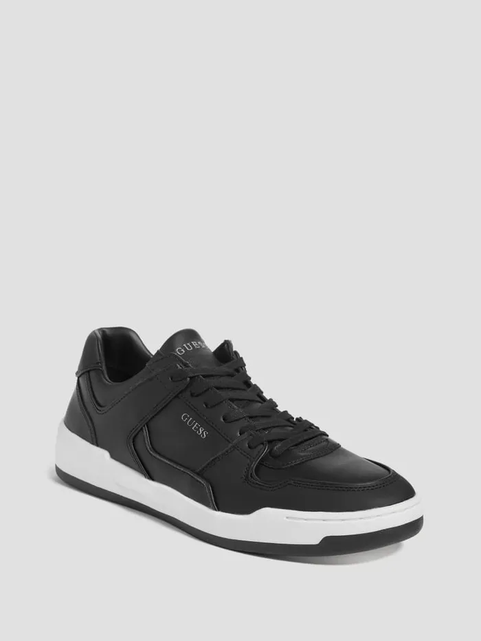 GUESS Sale Vicenza LowTop Sneakers Black 8211 Men