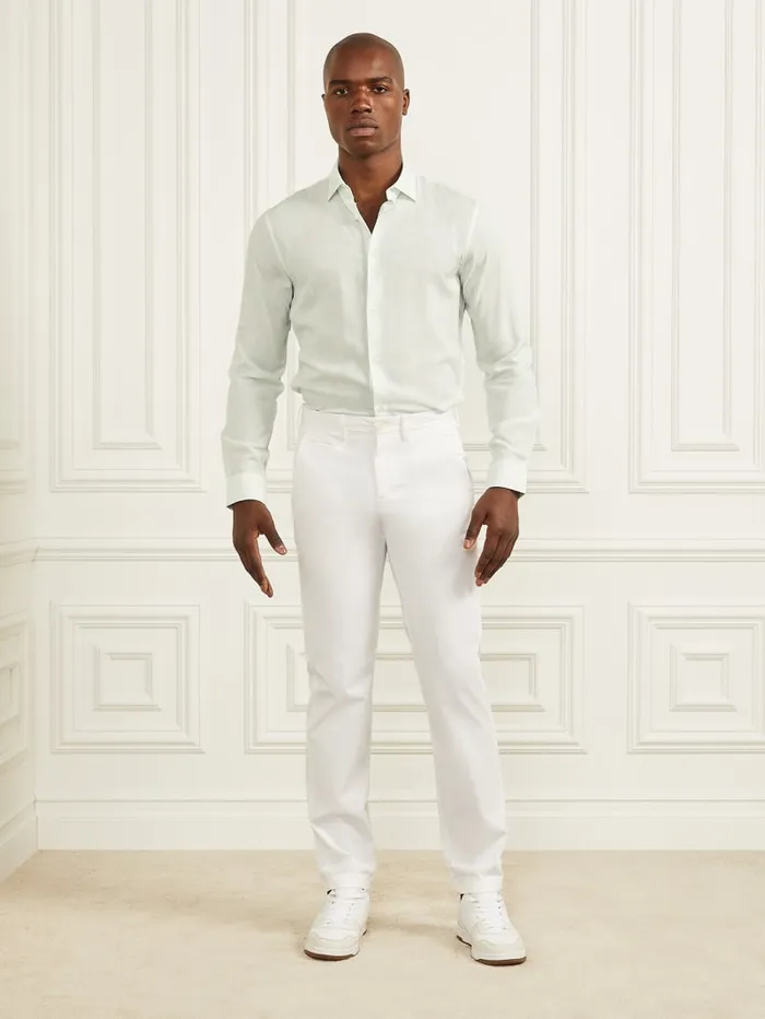GUESS Shirts Eco Benny Paul Shirt Blue 8211 Men