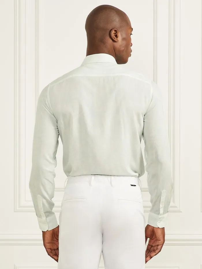 GUESS Shirts Eco Benny Paul Shirt Blue 8211 Men