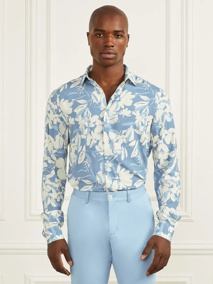 GUESS Shirts Eco Benny Shirt Blue 8211 Men