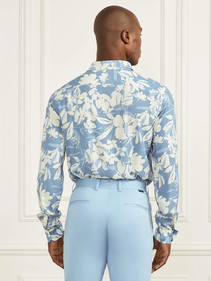 GUESS Shirts Eco Benny Shirt Blue 8211 Men