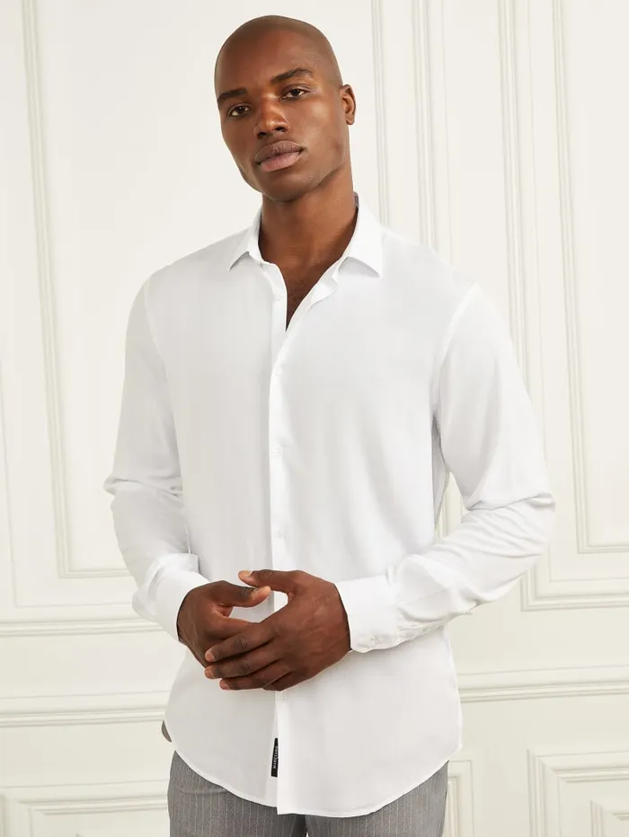 GUESS Shirts Eco Benny Shirt Blue 8211 Men
