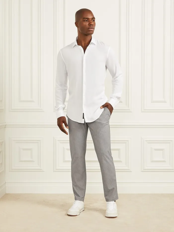 GUESS Shirts Eco Benny Shirt Blue 8211 Men
