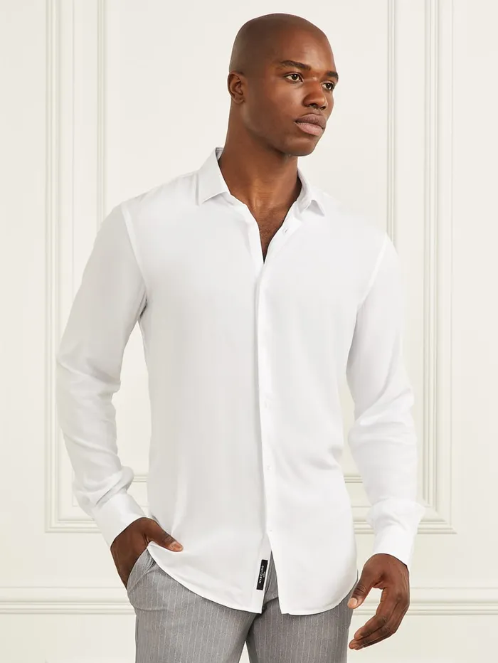 GUESS Shirts Eco Benny Shirt Blue 8211 Men