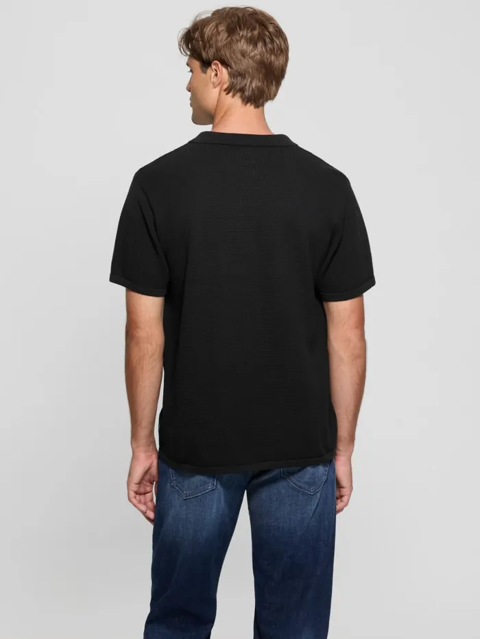 GUESS Shirts Highland Textured Shirt Black 8211 Men