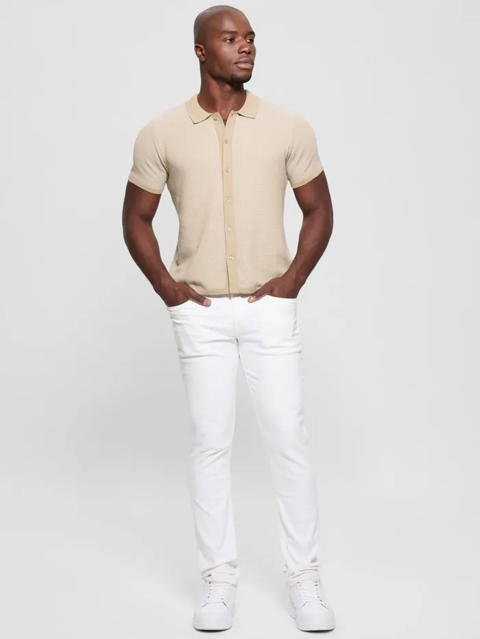 GUESS Shirts Highland Textured Shirt Black 8211 Men
