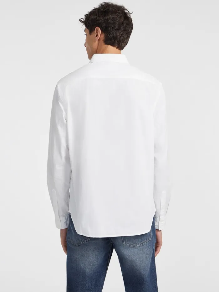 GUESS Shirts LongSleeve Pocket Shirt Blue 8211 Men