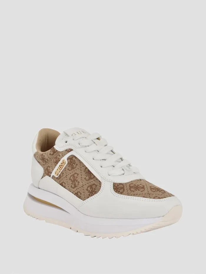 GUESS Shoes Energy Quattro G Sneakers White 8211 Women