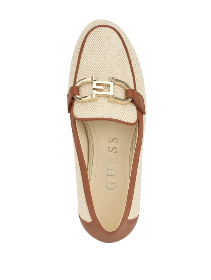 GUESS Shoes Isaac Loafers Beige 8211 Women