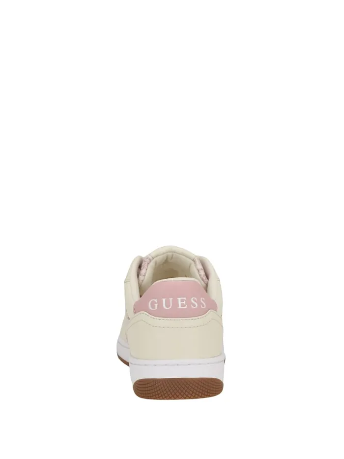 GUESS Shoes Jacquard LowTop Sneakers Pink 8211 Women