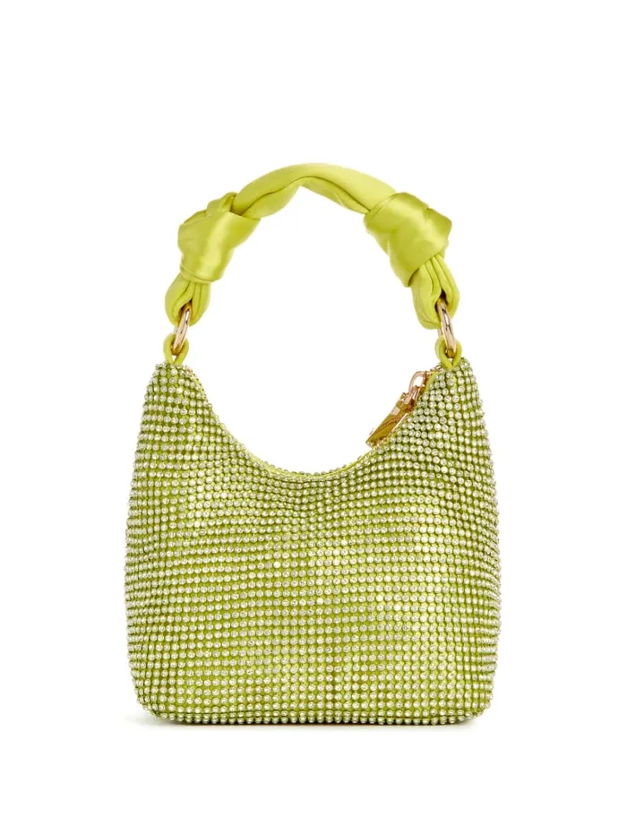 GUESS Shoulder Bags Lua Mini Hobo Blue 8211 Unisex