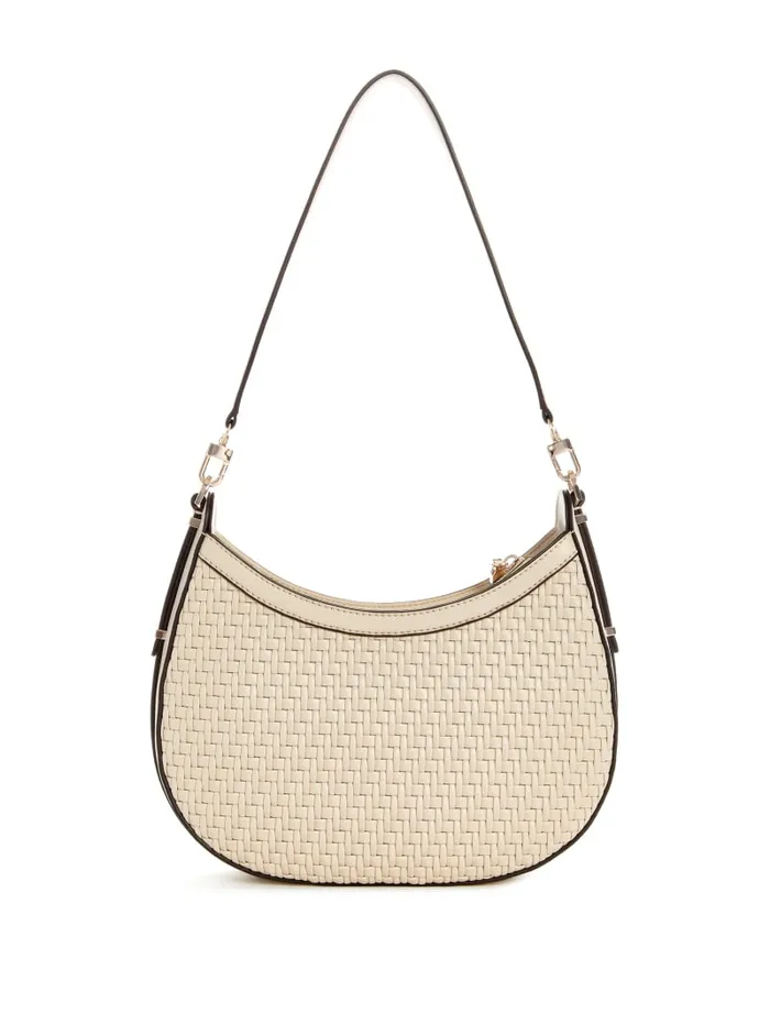 GUESS Shoulder Bags Murielle Woven Hobo Brown 8211 Unisex