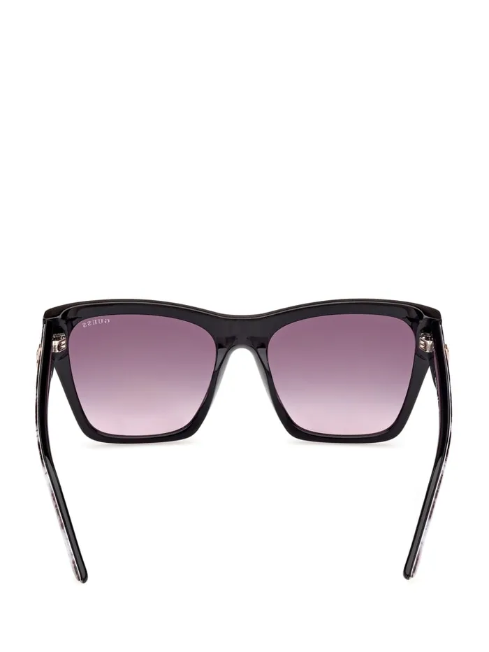 GUESS Sunglasses Square Plastic Sunglasses Black 8211 Women