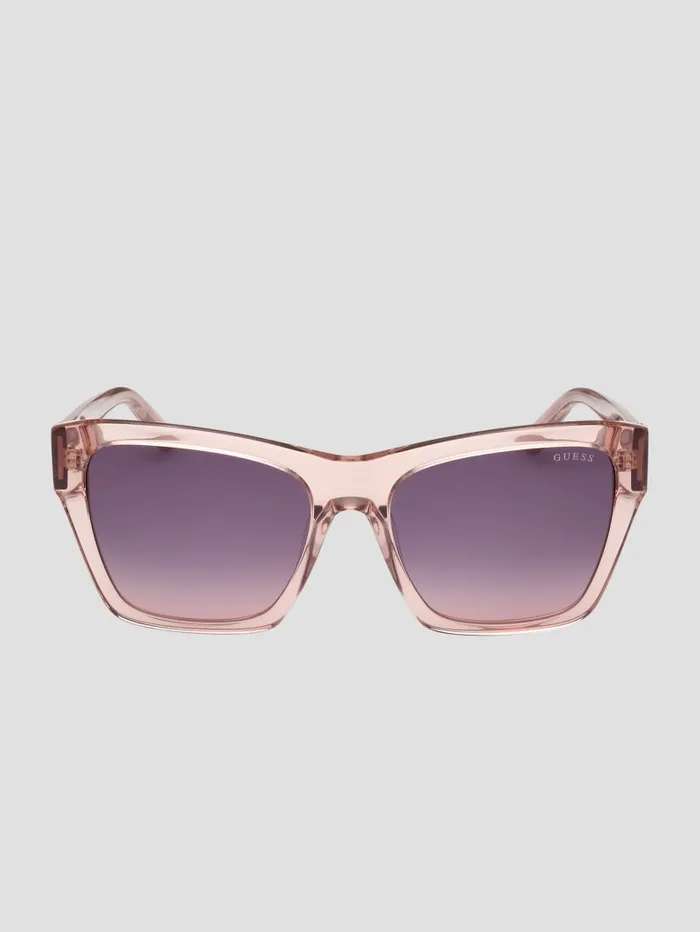 GUESS Sunglasses Square Plastic Sunglasses Black 8211 Women