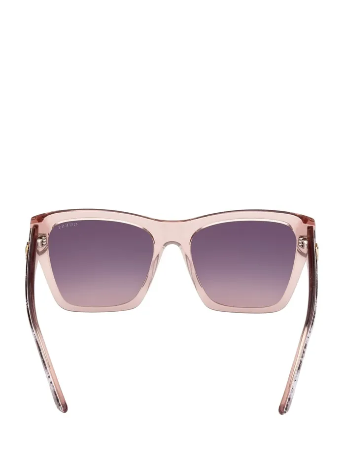 GUESS Sunglasses Square Plastic Sunglasses Black 8211 Women