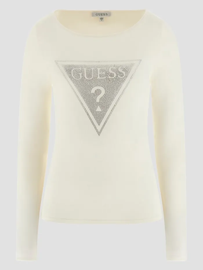 GUESS Sweaters and Knits Eco Eliza Logo Sweater Black 8211 Women
