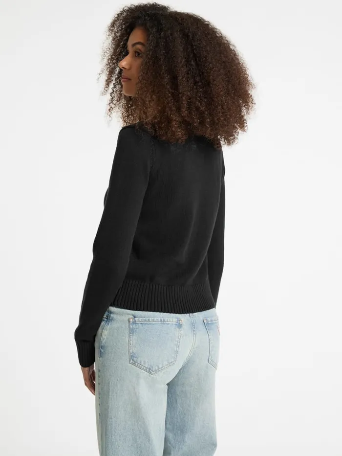 GUESS Sweaters and Knits Logo Sweater Gray 8211 Women
