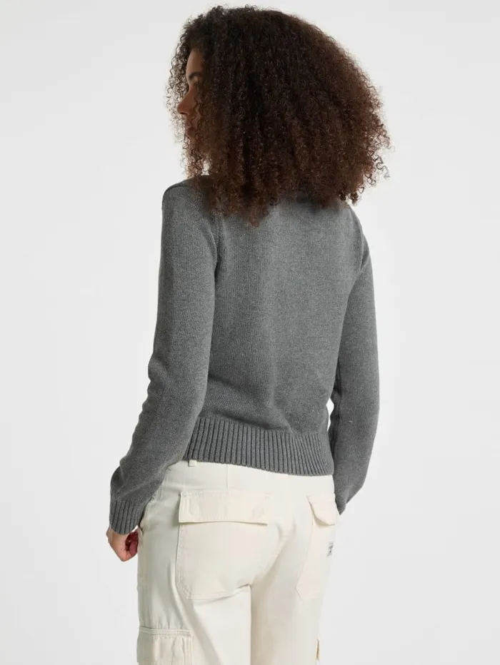 GUESS Sweaters and Knits Logo Sweater Gray 8211 Women