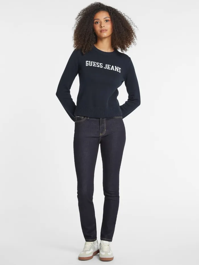 GUESS Sweaters and Knits Logo Sweater Gray 8211 Women